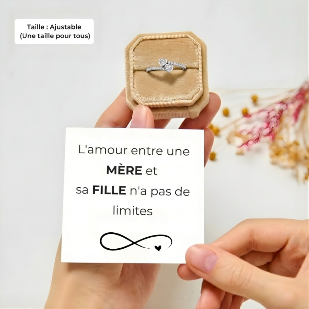 À Ma Fille - Bague Cœur