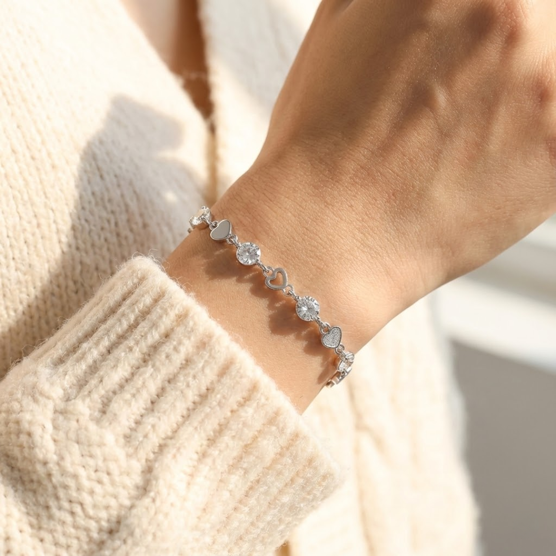 À Ma Fille - Bracelet Cœur