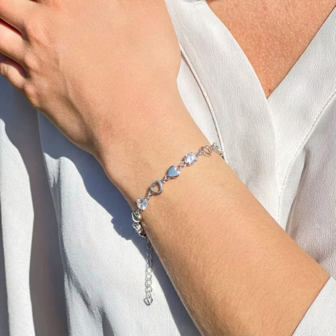 À Ma Fille - Bracelet Cœur