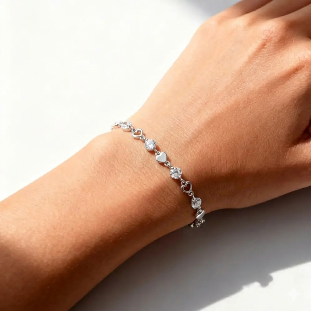 À Ma Fille - Bracelet Cœur