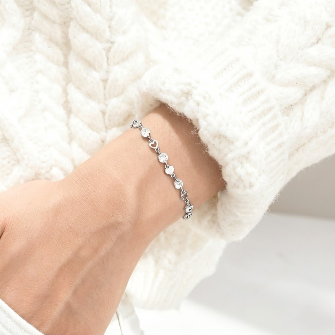 À Ma Fille - Bracelet Cœur