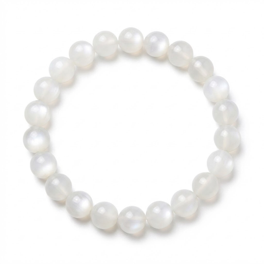 Bracelet "Éclat Astral" en Pierre de Lune