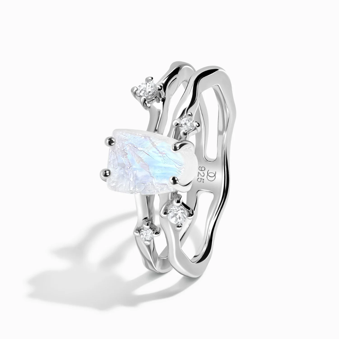 Bague "Intuition Céleste" en Pierre de Lune