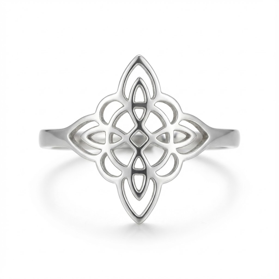 Bague "Protection Énergitique" - Noeud de Sorcière